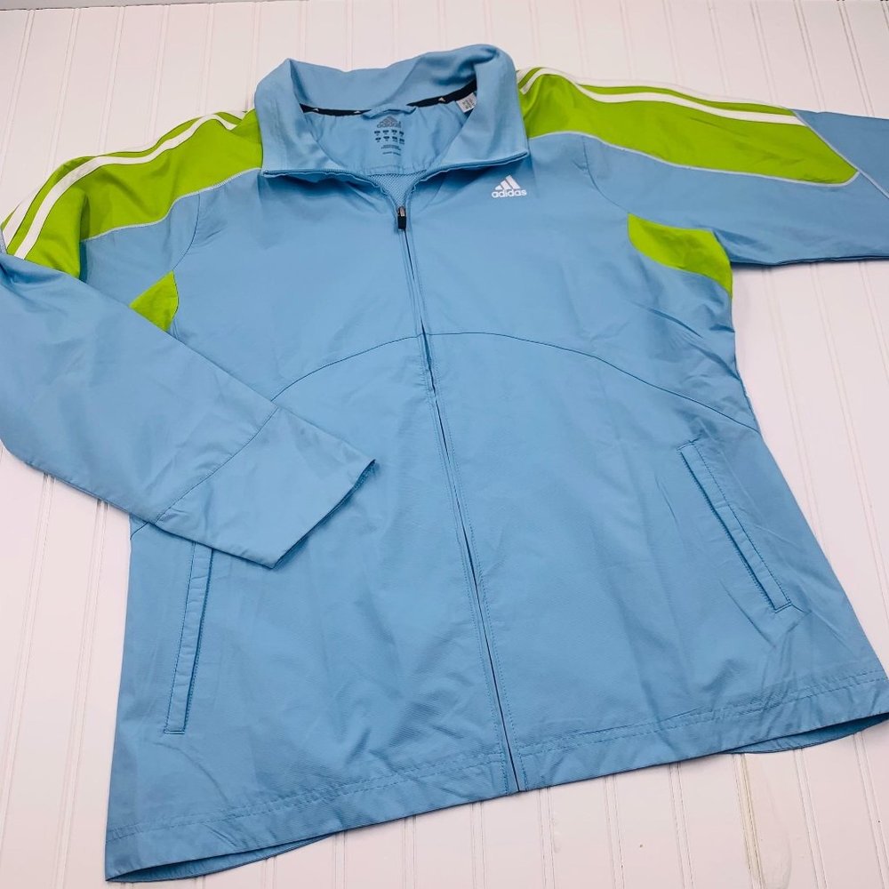 Adidas Lightweight Full Zip Windbreaker Jacket XL NO STRETCH